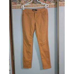 Boom Boom Jeans 7 Stretch Mustard Yellow Skinny Casual Boho Pants